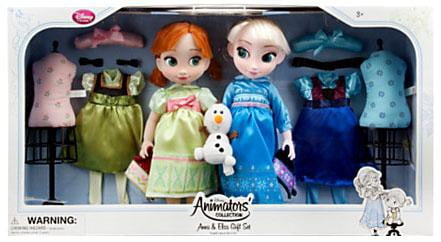 anna and elsa animators collection dolls