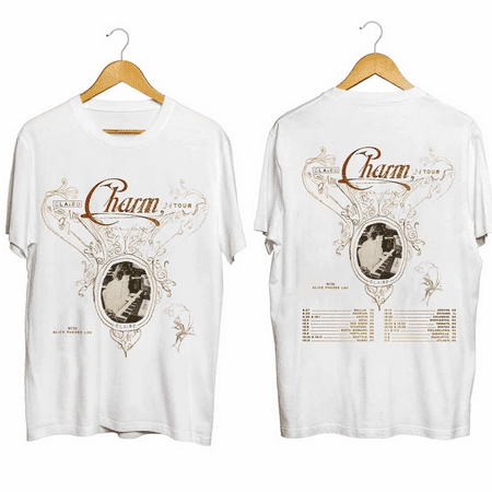 

Clairo - North American Charm Tour 2024 Shirt Clairo Fan Shirt Clairo 2024 Tour Shirt Charm Tour Clairo Shirt