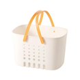 thumbnail image 1 of GUOOL Portable Shower Tote, Multipurpose Bin High Capacity Hollow Shower Yellow, 1 of 9