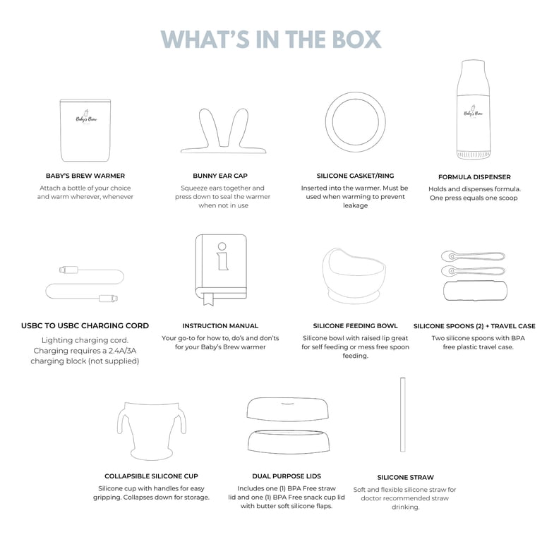 Baby's Brew Shower Bundle, Complete Feeding Set photo 2