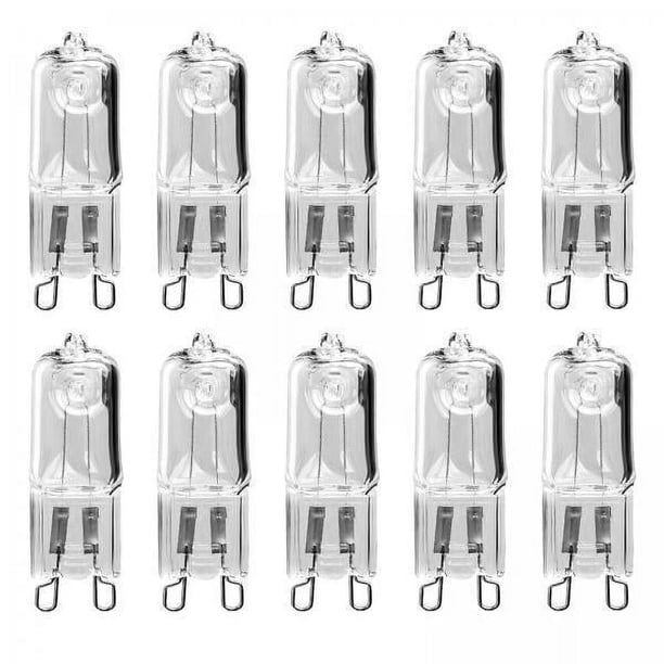 3x10 Uds 18W Lámparas Halógenas G9 Bombillas Para Lámpara De Pie Apliques De Pared Lámpara De Escritorio