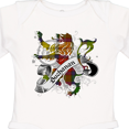 thumbnail image 4 of Inktastic Buchanan Tartan Lion Boys or Girls Long Sleeve Baby Bodysuit, 4 of 5