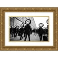 thumbnail image 1 of Biplani 18x13 Gold Ornate Wood Framed with Double Matting Museum Art Print Titled - FreeDog a ClockHeads, 1 of 4