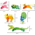 thumbnail image 3 of Paquete de 6 rompecabezas de animales 3D para niños de 3 4 5 6 años de edad, rompecabezas de madera para niños pequeños, juguetes educativos preescolares de aprendizaje temprano, regalo para niños y niñas. Zhivalor WRLF-292, 3 of 7