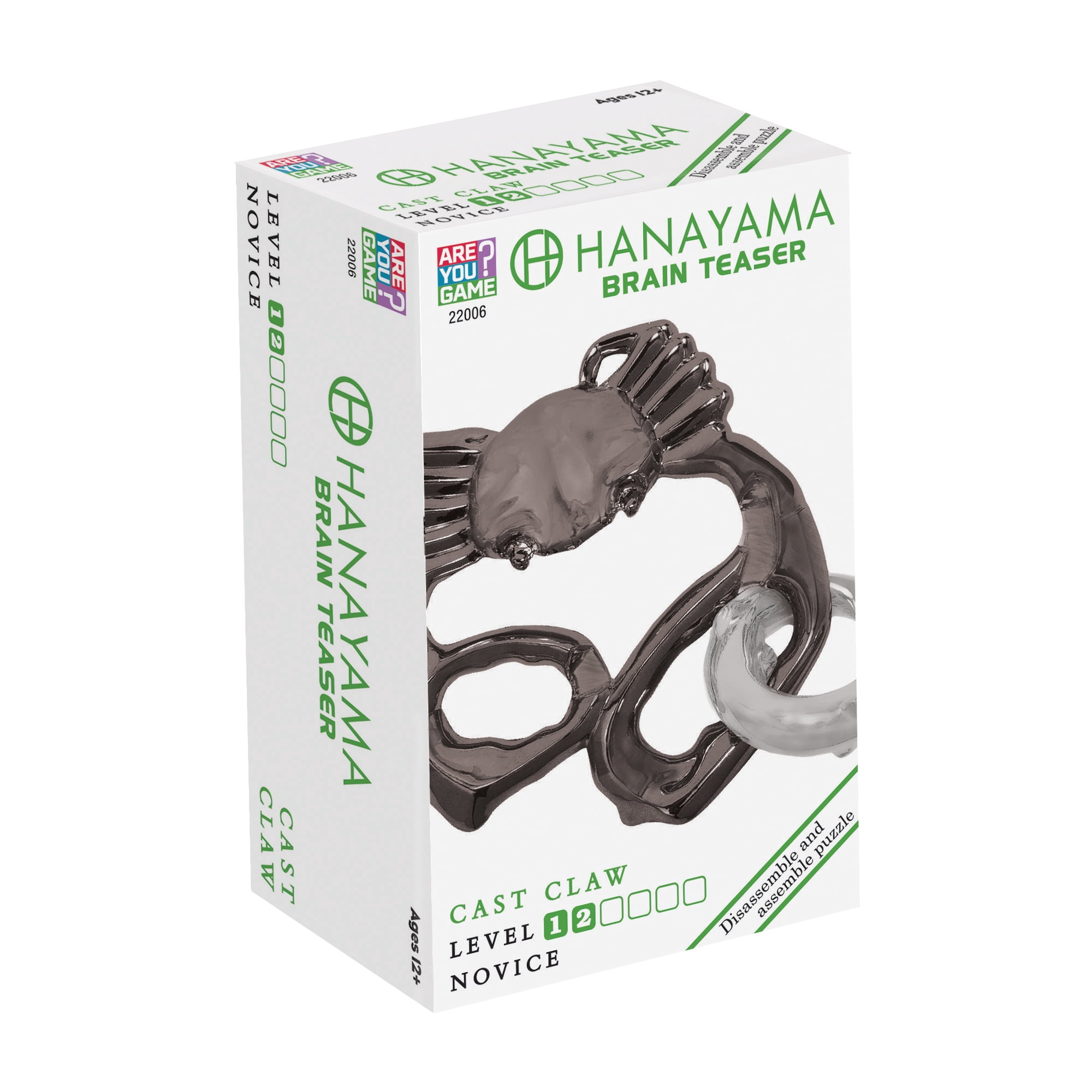 AreYouGame.com Hanayama Level 2 Cast Puzzle - Claw