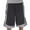 Black/Gray, variant on Pro Club Men's Heavyweight Mesh Basketball Shorts