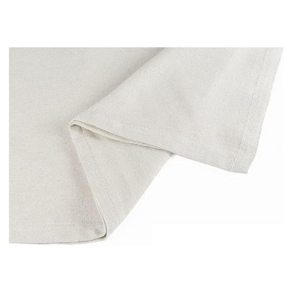 4 Pack - Cotton Blended Hospital Patient Bath Blanket, Bed Bath Sheet, Twin Blanket Lightweight Thermal Utility Blankets 70x90 in Unbleached
