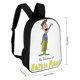 thumbnail image 2 of Hombre Servilleta-theme Backpack, Campus style schoolbag Bookbag with Adjustable Shoulder Straps And Large Zip Compartment, Unisex Travel Bags., 2 of 6