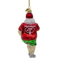 thumbnail image 3 of Kurt Adler Nobel Gems Collection Glass Christmas Ornament, Pickleball Santa, 3 of 6
