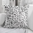 thumbnail image 3 of Set of 2 Throw Pillow Cover Leopard Print Pattern Black Watercolor Hand Paint Decorative Pillow Case Animal Home Decor Square 20 x 20 Inch Cushion Pillowcase, 3 of 6