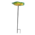 thumbnail image 2 of jinwen Bain d'Oiseaux Bol Mignon Résistant aux Intempéries Mangeoire Extérieure pour Jardin Cour Extérieur Vert, 2 of 9