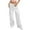 5-White, variant on Fiaer,Women High Waisted Drawstring Wide Leg Cargo Pants,Womens 2025 Trendy Casual Baggy Joggers with Pockets,Women's Plus Size Cozy Lounge Slacks White XL