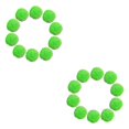 thumbnail image 2 of QualitChoice Lot de 10 Balles d'Eau Réutilisables Jeu de Piscine Plage Jouets de Combat Absorbants Interactifs Rebondissants Parent-Enfant Jouet Vert 2Ensemble, 2 of 6