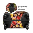 thumbnail image 4 of Balery Hippie Peace Love Luggage Cover Protector, Scratch And Dirt Resistant, Fits 18-32 Inch Luggage - X-Large, 4 of 9