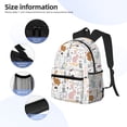 thumbnail image 5 of Lsque Fall Rabbit Classic Casual Backpack - Large Capacity Water-Resistant Backpack for School, Work, Travel, and Outdoor Activities, 5 of 8
