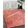 thumbnail image 2 of Ahgly Company Indoor Rectangle Patterned Fire Engine Red Area Rugs, 2' x 4', 2 of 6