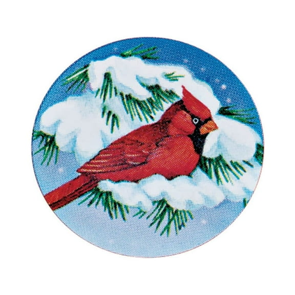 Snowy Cardinal Seal Set of 250