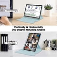 thumbnail image 3 of Galaxy Tab A8 10.5 Case with Bluetooth Keyboard and Rotating Stand (2021/2022), 3 of 5