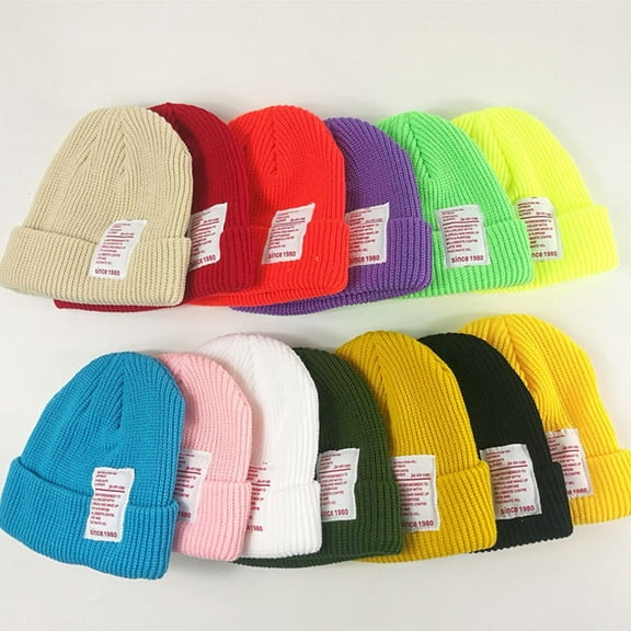 ADDHAT Childrens Cap Knitted Hat for Kids Warmth Photography Accessory 18x4.3in 1Pcs