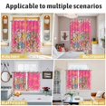 thumbnail image 5 of Pink Spring Easter Kitchen Curtains Window Panels, Bunny Eggs Floral Botanical Insulated Window Treatment Curtain, Grommet Curtains for Bedroom/Living Room/Bathroom, 2 Piece 42"Wx63"L, 5 of 8