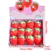 thumbnail image 4 of STPToys 12Pcs Strawberry Slow Rebound Stress Relief Balls, Cute Fruit Shaped Soft Squeezable Balls for Anxiety Relief,Classroom Prizes and Holiday Event Reward Supplies, 4 of 9