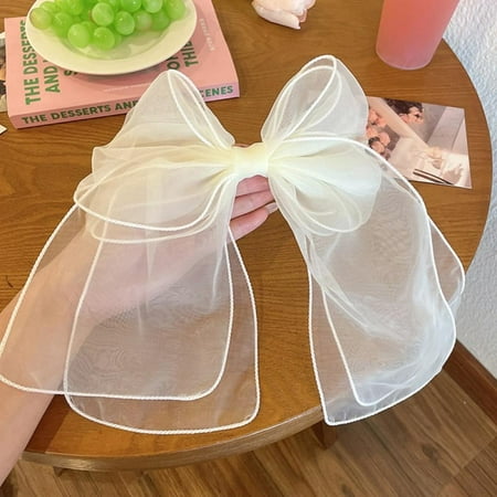 

Promotion!Children s Bow Hairpin Net Gauze Ribbon Princess Hair Accessories Bow Ribbon Hair Clip