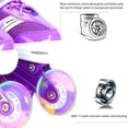 thumbnail image 3 of Patines En Línea Con Iluminación Para Niños, Patines En Línea Ajustables Con Ruedas Iluminadas, Patines De Ruedas Para Exteriores E Interiores Para Niños Y Niñas Kearding OD016380-01, 3 of 6