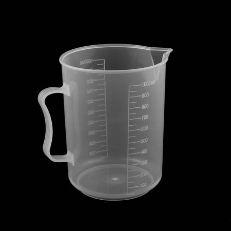 Kitchen Lab 1000mL Plastic Anti-acid Measuring Cup Jug Pour Spout ...