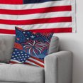 thumbnail image 5 of 4th of July Decor Pillow Cases, America Flag Double Sides Print Cushion Cover for Bed Sofa Cartoons Tetragonum Couch Pillow Cover, 5 of 5