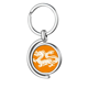 thumbnail image 1 of Año del Dragón del Zodíaco animal China Rotating keychain Metal Keyring Holder, 1 of 2