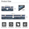 thumbnail image 3 of Yayeee Faucet Mat for Kitchen Sink 14.7" Diatomite Long Splash Guard Pad, Ocean Waves, 3 of 7