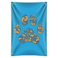 thumbnail image 1 of Pets Paw Print with Dog Cat Animal Details Home Business Office Sign, 1 of 3