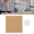 thumbnail image 4 of Macrame Board, Double Side Grids Handmade Braiding Project Cork Board with T Pins and Needle Plate for Bracelet DIY Weaving Display, Macrame Tools Supplies for Braiding Bracelet, 4 of 7