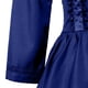 thumbnail image 3 of Womens Halloween Costumes 2024 Cosplay Gothic Dresses Women's Gothic Ruffle Bell Sleeve Corset Halloween Costume Plus Size Dress Off Shoulder Pattern Print Solid Color Dress, 3 of 6