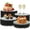 Black, variant on Buffet Risers Food Risers for Buffet Table Acrylic Risers Display Stands Tall Cake Stands Cylinder Stands for Party Pedestal Cake Stand Dessert Table Display Set Cupcake Stands Cupcake Display