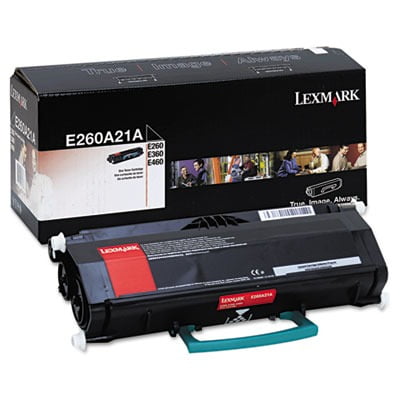Lexmark™ E260A21A Black Toner Cartridge