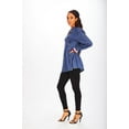 thumbnail image 2 of Women’s Denim Long Sleeve Causal Blouse Shirts Soft Lightweight Fashion, 2 of 4