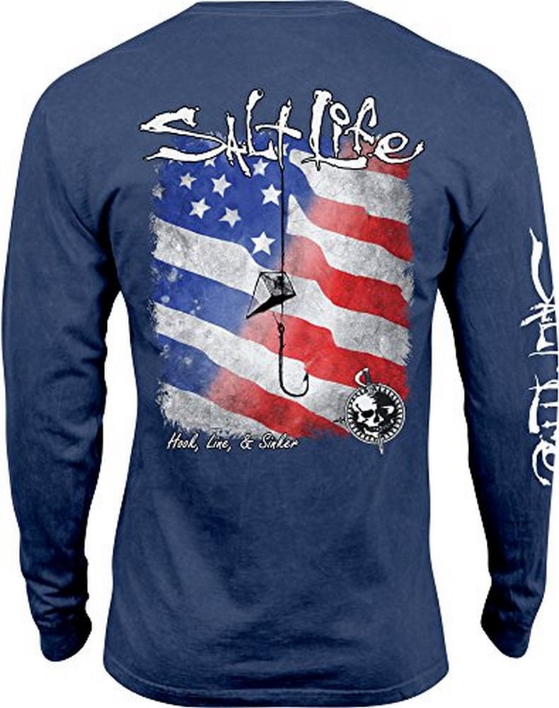 salt life long sleeve fishing shirts