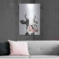 thumbnail image 6 of Luxe Metal Art 'Watercolor Cow Portrait I' by Grace Popp, Metal Wall Art, 24"x36", 6 of 9