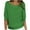 Green, variant on Womens Casual Puff Sleeve Sweater Crewneck 3/4 Sleeve Knit Tops Solid Office Thin Knitted Pullover Sweaters Red Fuzzy Sweater for Women