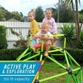 thumbnail image 3 of Eezy Peezy Monkey Bars Climbing Tower - Active Outdoor Fun for Kids Ages 3 to 8 Years Old, Green, 3 of 6