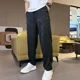 thumbnail image 4 of Pantalones holgados casuales para hombre, pantalones sueltos largos y anchos para hombre, ropa original, precio bajo, elegante, clásico, estético, talla grande, 4 of 5