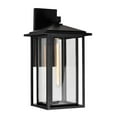 thumbnail image 2 of CWI Lighting Crawford 1 Light Farmhouse Metal Outdoor Wall Light in Black, 2 of 7