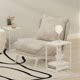 thumbnail image 3 of Mesa auxiliar Furinno Simplistic Industrial con estructura metálica blanca, 3 of 7