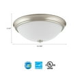 thumbnail image 6 of Lithonia Lighting Essentials LED Round D cor 1-Light Flush Mount, 6 of 6