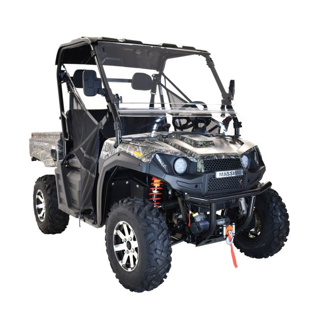 Massimo T-Boss 410 w/ Dump Bed | 2WD/4WD, 352cc EFI UTV | 1yr Warranty  (Camo) - Walmart.com
