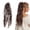 Brown, variant on 24 Inch Boho Braided Dreadlock Ponytail Hairpiece with Accessories | Instant Elastic Hand-Braided Viking Braid Hairpiece, Long Clip in Braid Hair Tie Extension for Cosplay & Festivals Hairwig