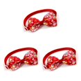 thumbnail image 3 of Greeniant Collares para perros Pajaritas Collar encantador ajustable Mascotas Correas Accesorios Decoraciones Push-pull Puppy Party impreso Type1 NO1, 3 of 6