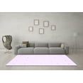 thumbnail image 3 of Ahgly Company Indoor Rectangle Solid Purple Modern Area Rugs, 8' x 10', 3 of 4