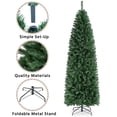 thumbnail image 3 of Árbol de Navidad Yaheetech, madera de abeto artificial Kingswood de 7.5 pies, 3 of 8